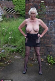 Black Lingerie Plastic Mac
