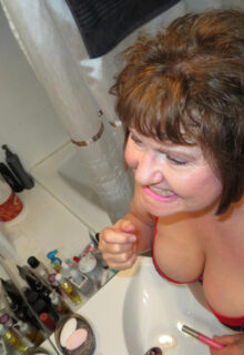 Busty Granny In Silk