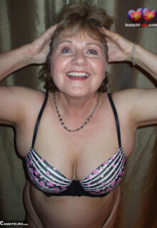 Naughty Pantied Busty Granny